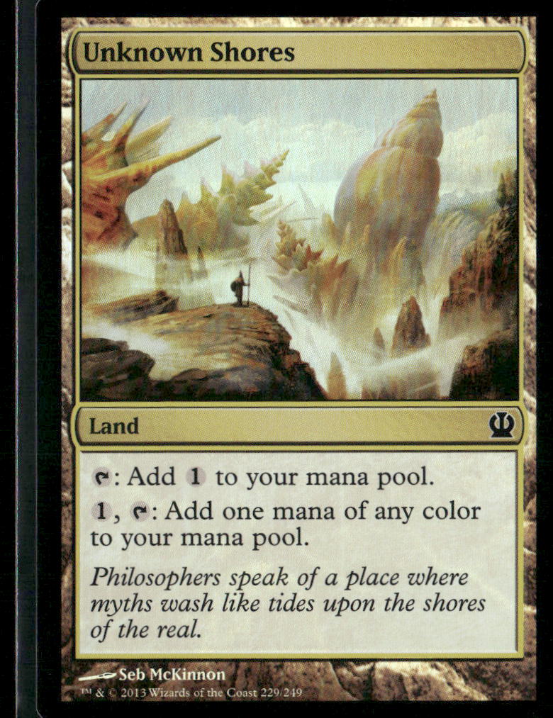 Theros #229 Unknown Shores Foil