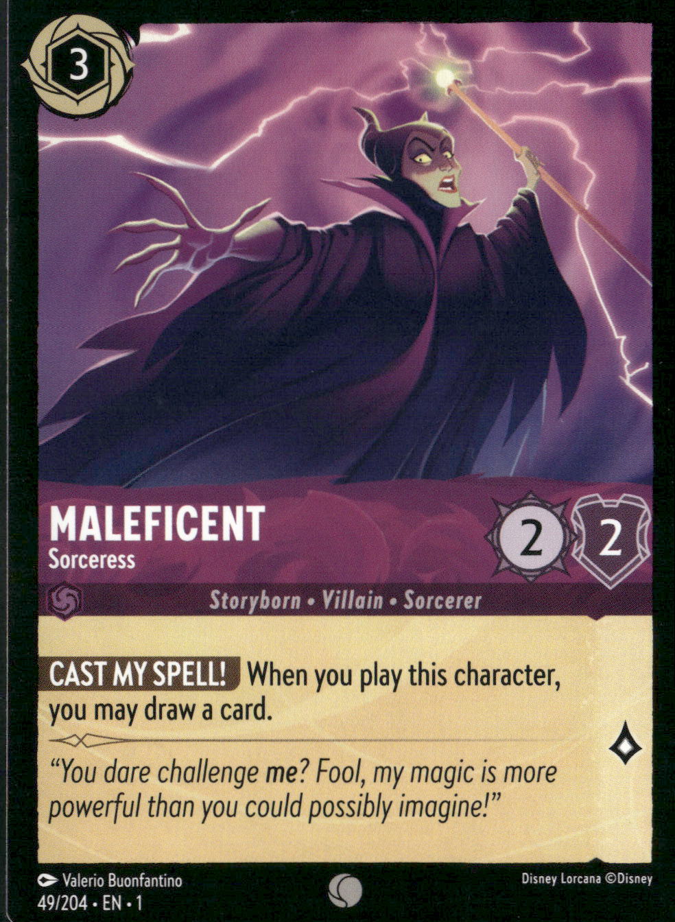 The First Chapter #49/204 Maleficent