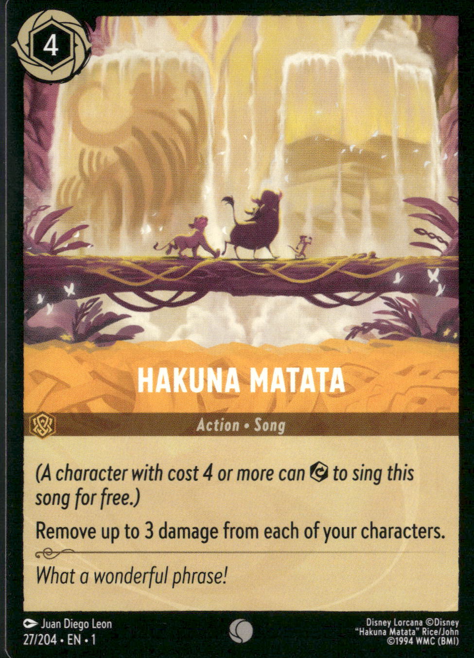 The First Chapter #27/204 Hakuna Matata