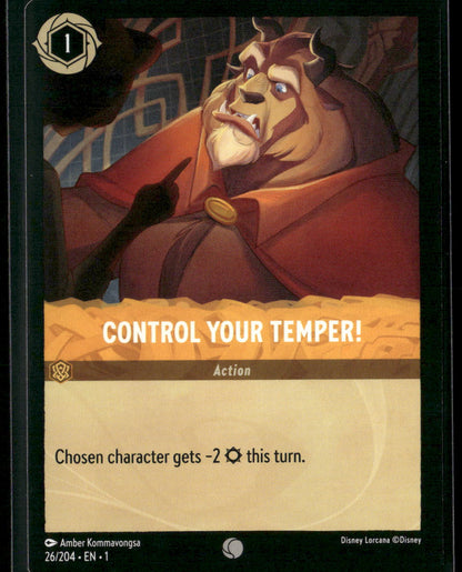 The First Chapter #26/204 Control Your Temper!