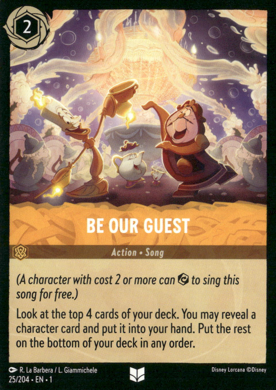 The First Chapter #25/204 Be Our Guest