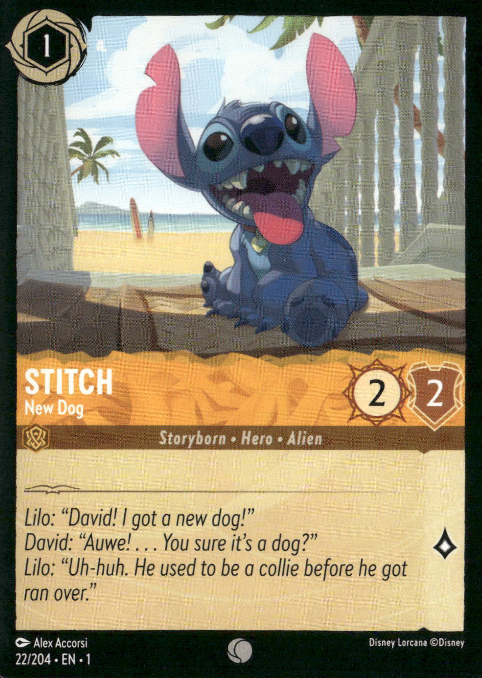 The First Chapter #22/204 Stitch