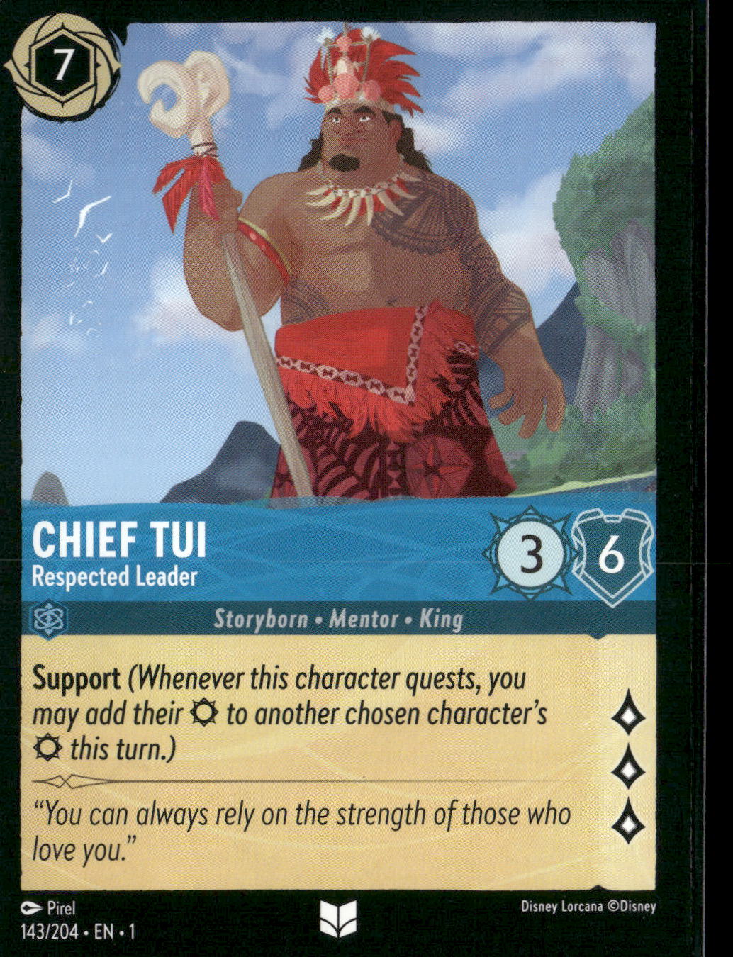 The First Chapter #143/204 Chief Tui