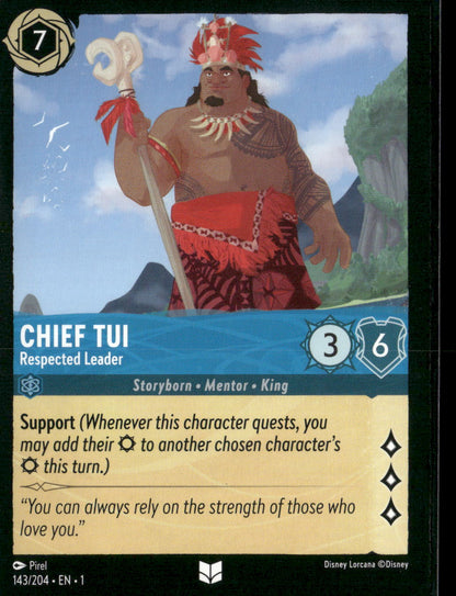 The First Chapter #143/204 Chief Tui