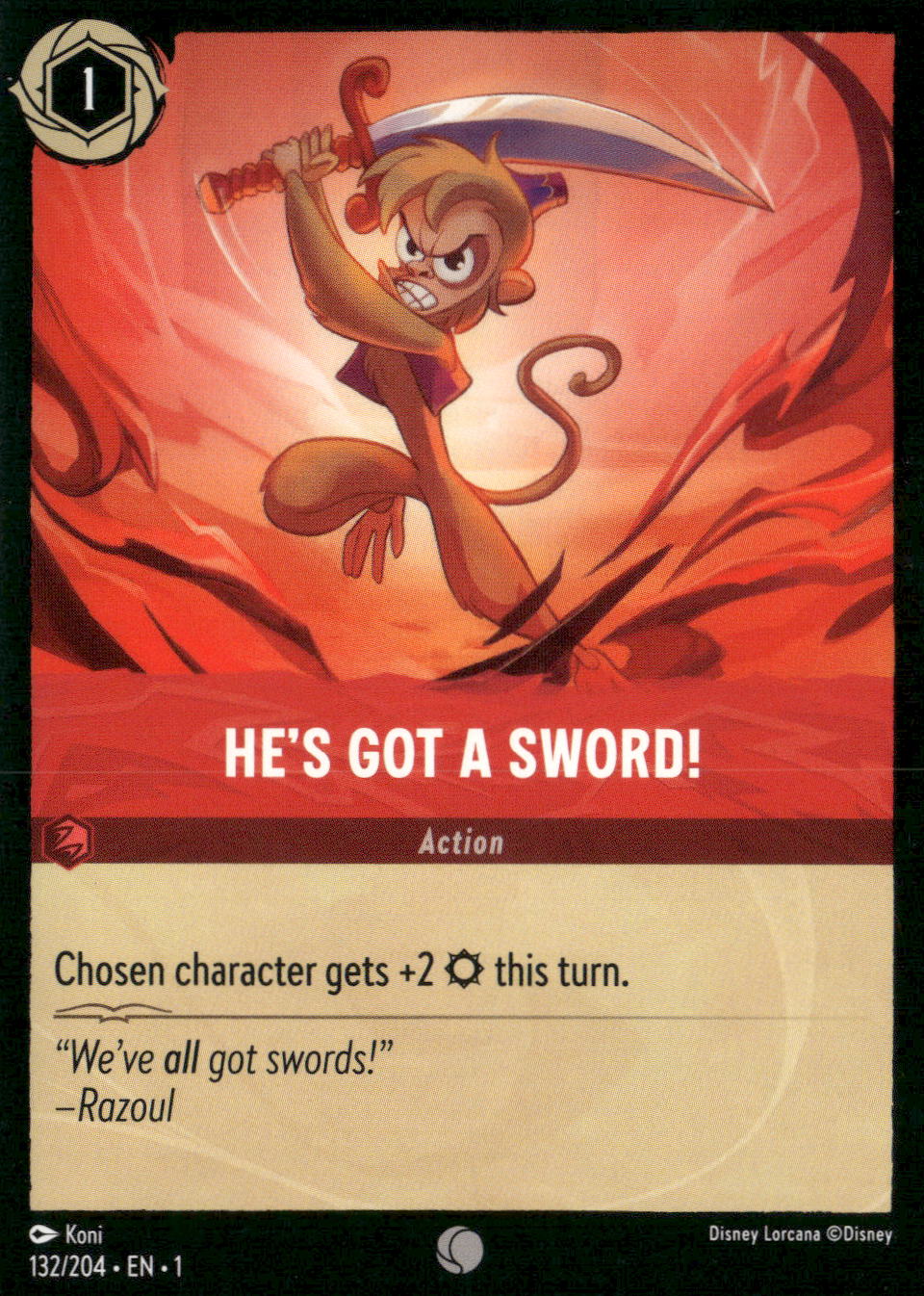 The First Chapter #132/204 He's Got A Sword!