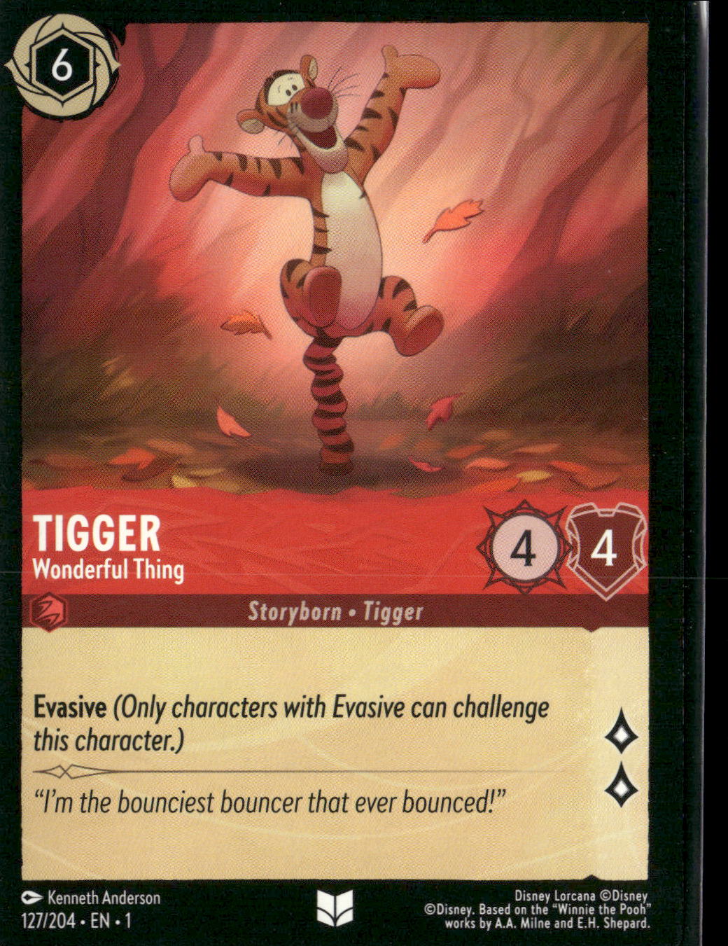 The First Chapter #127/204 Tigger