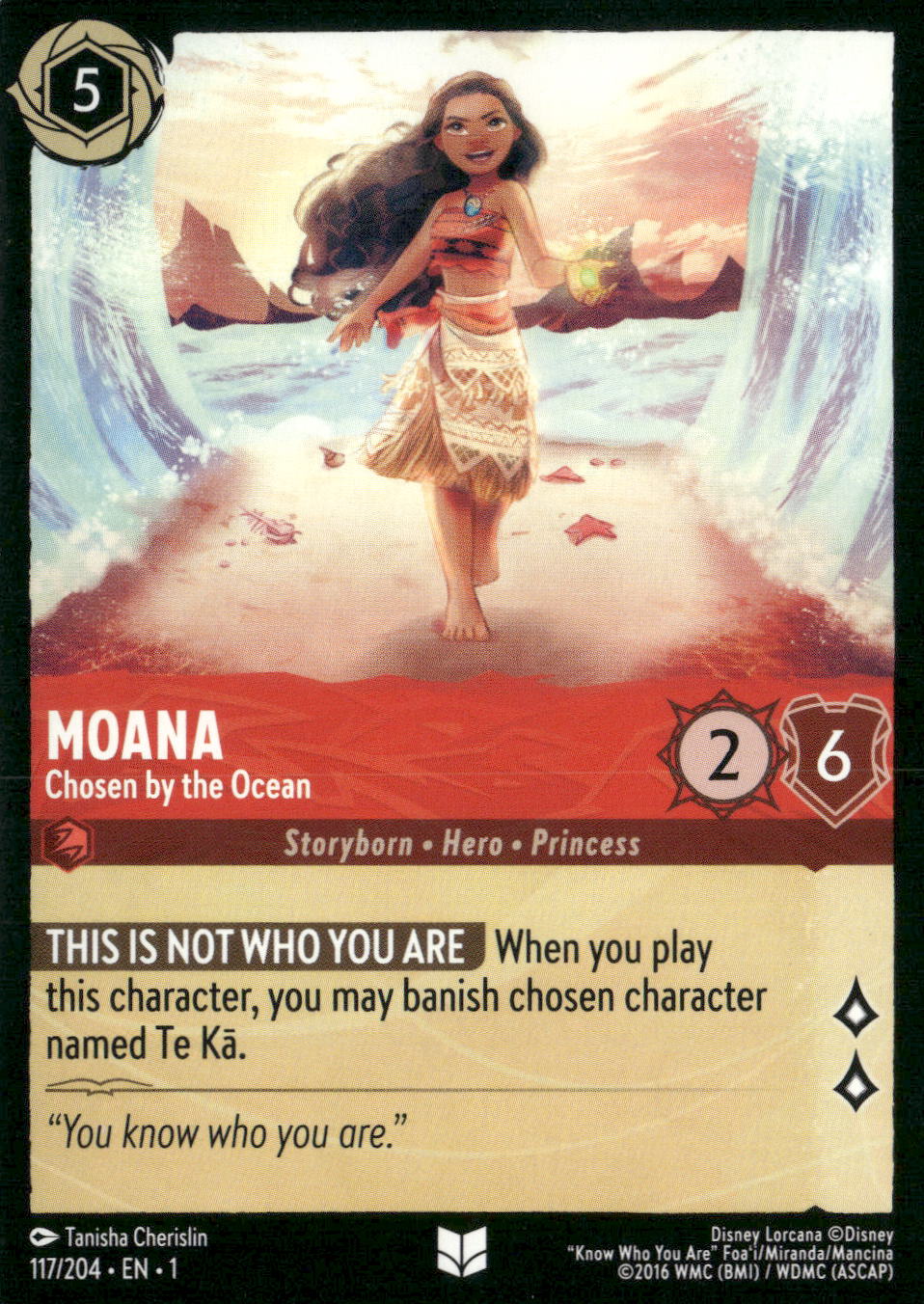 The First Chapter #117/204 Moana