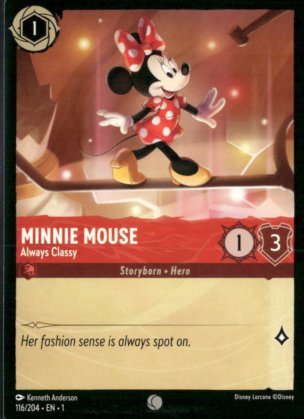 The First Chapter #116/204 Minnie Mouse