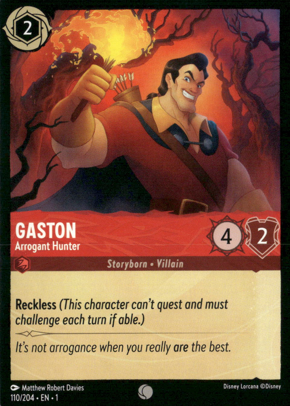 The First Chapter #110/204 Gaston