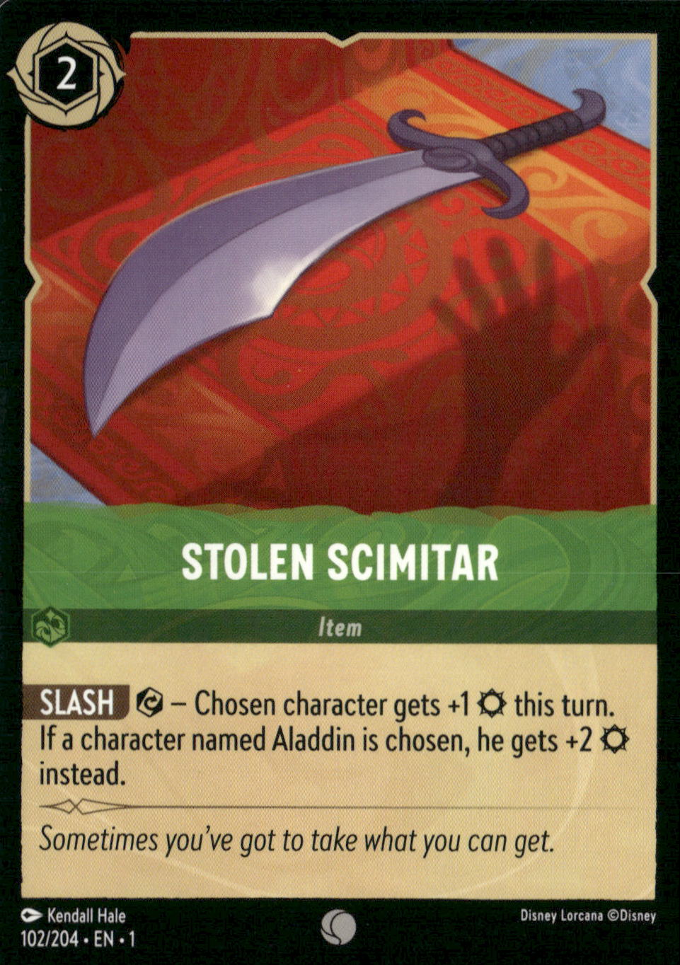 The First Chapter #102/204 Stolen Scimitar