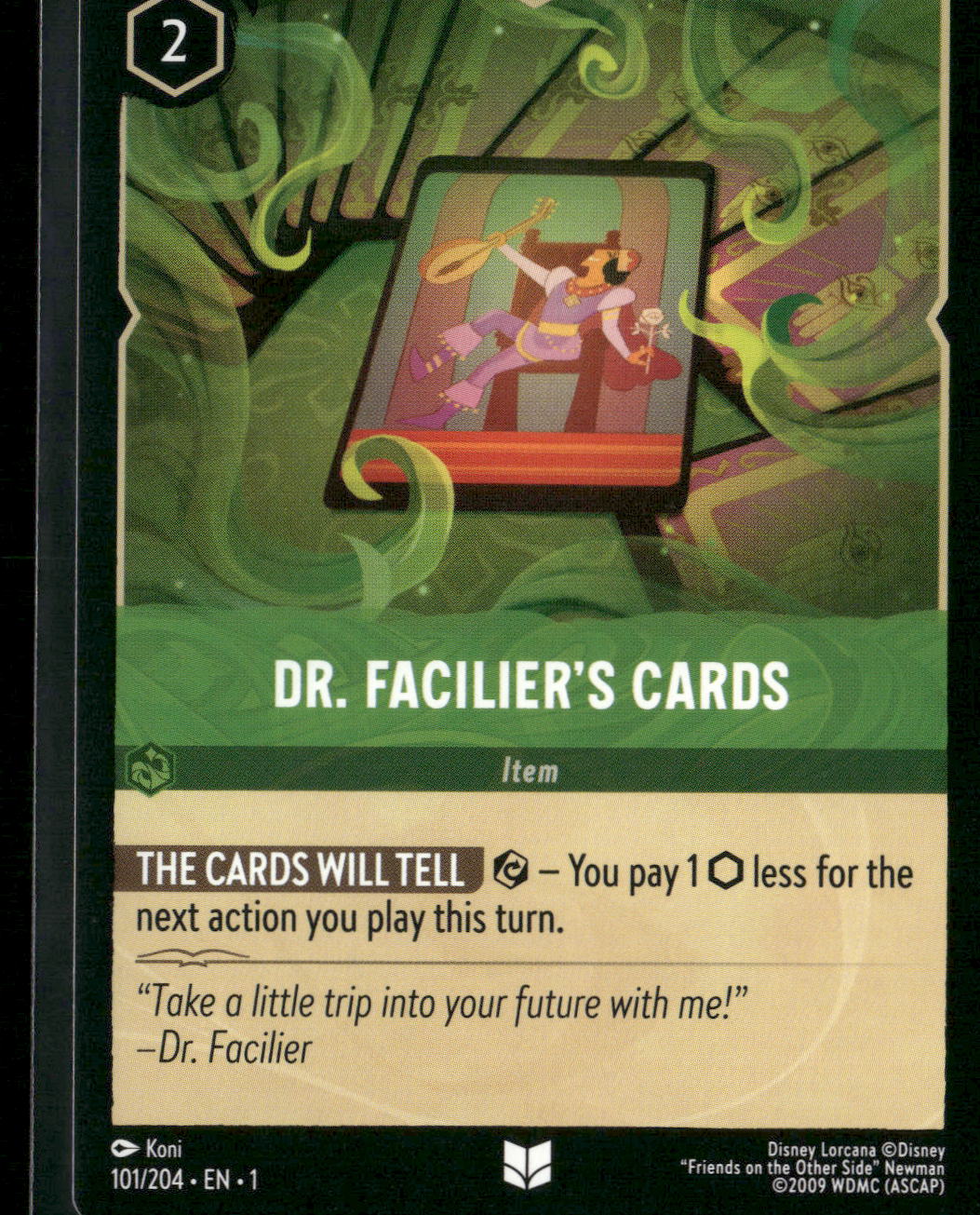 The First Chapter #101/204 Dr. Facilier's Cards