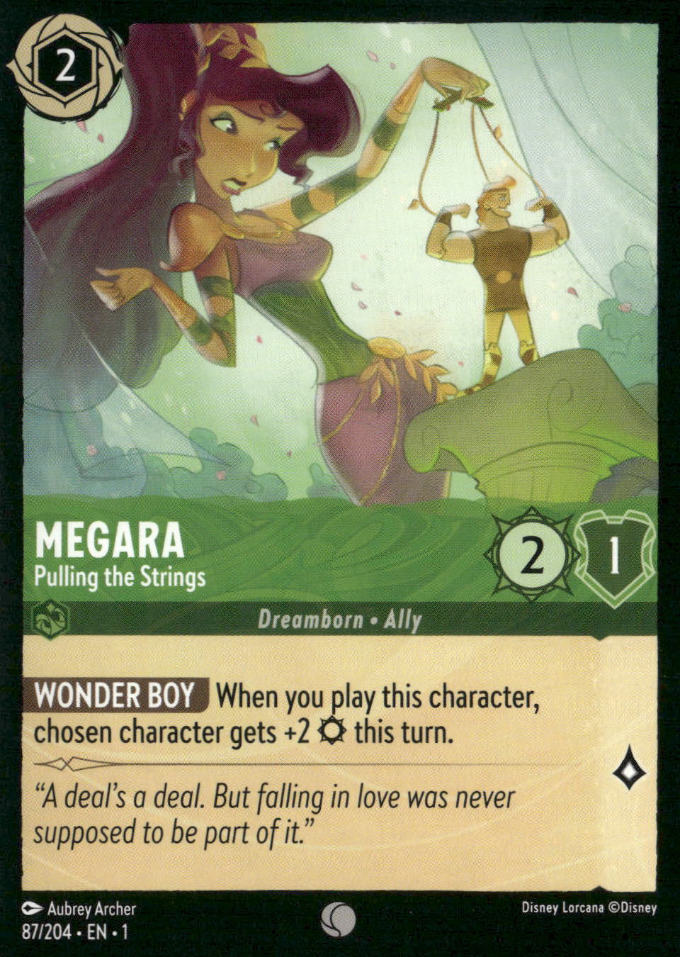 The First Chapter #87/204 Megara