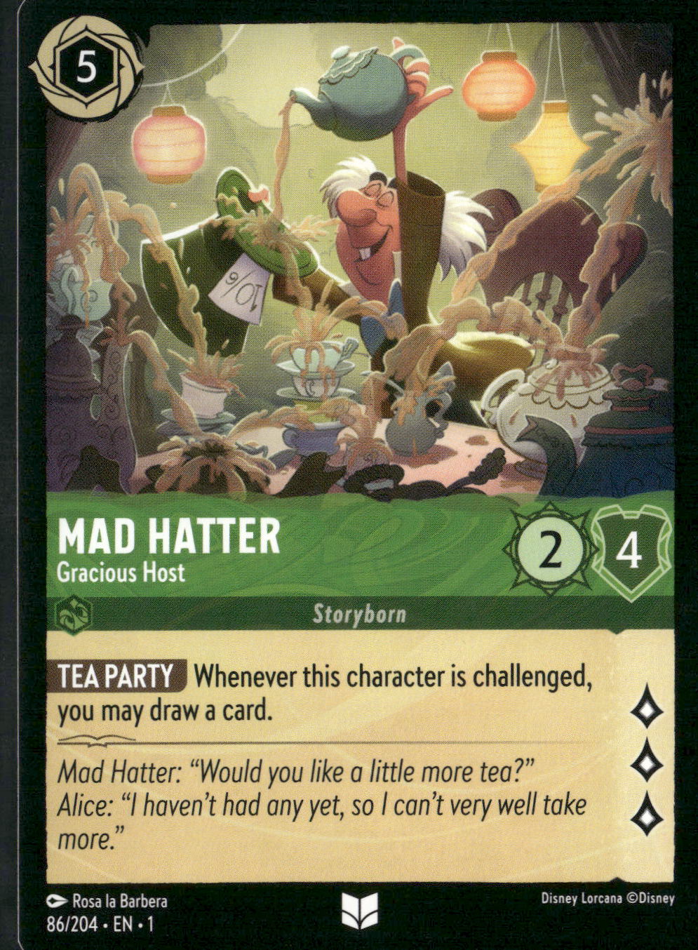 The First Chapter #86/204 Mad Hatter