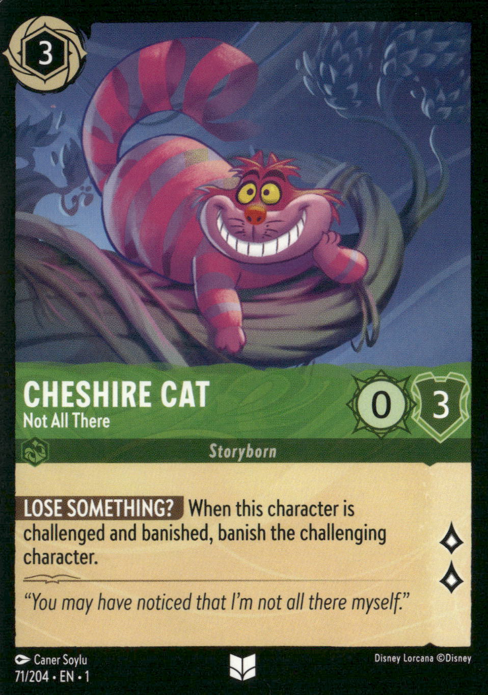 The First Chapter #71/204 Cheshire Cat