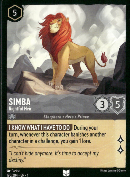The First Chapter #190/204 Simba