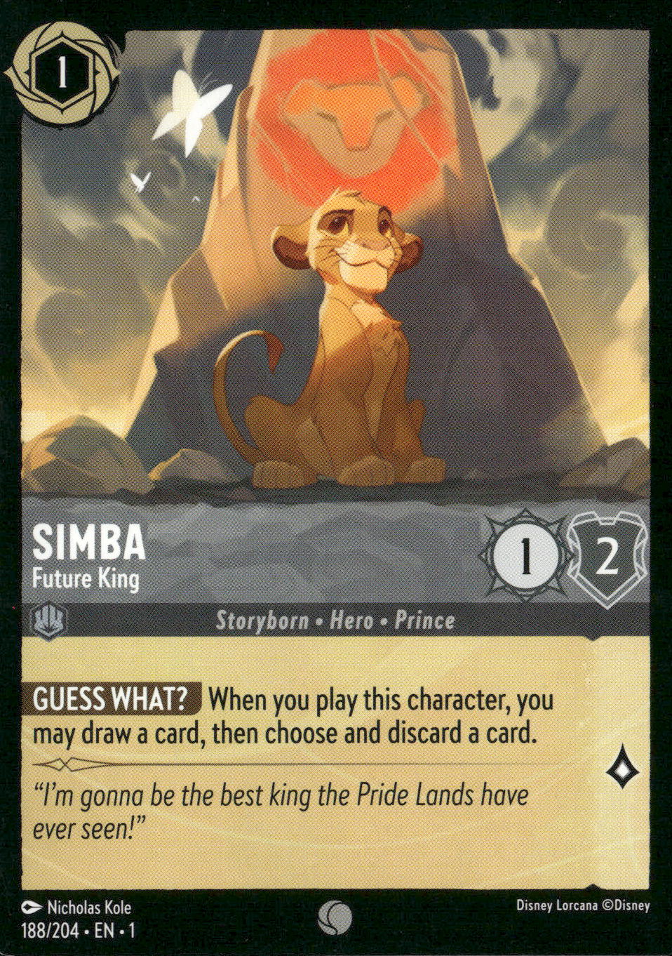 The First Chapter #188/204 Simba