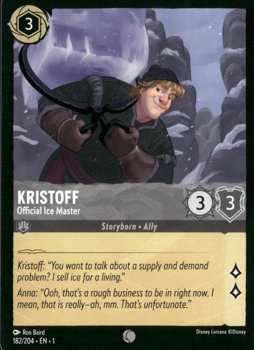 The First Chapter #182/204 Kristoff