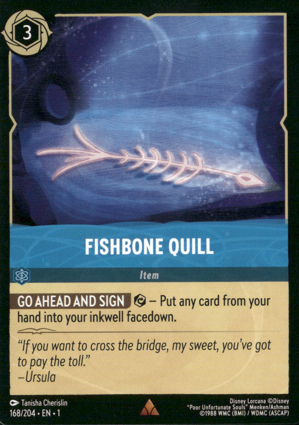 The First Chapter #168/204 Fishbone Quill