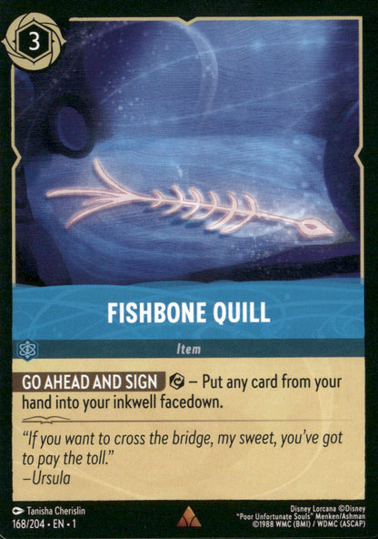 The First Chapter #168/204 Fishbone Quill