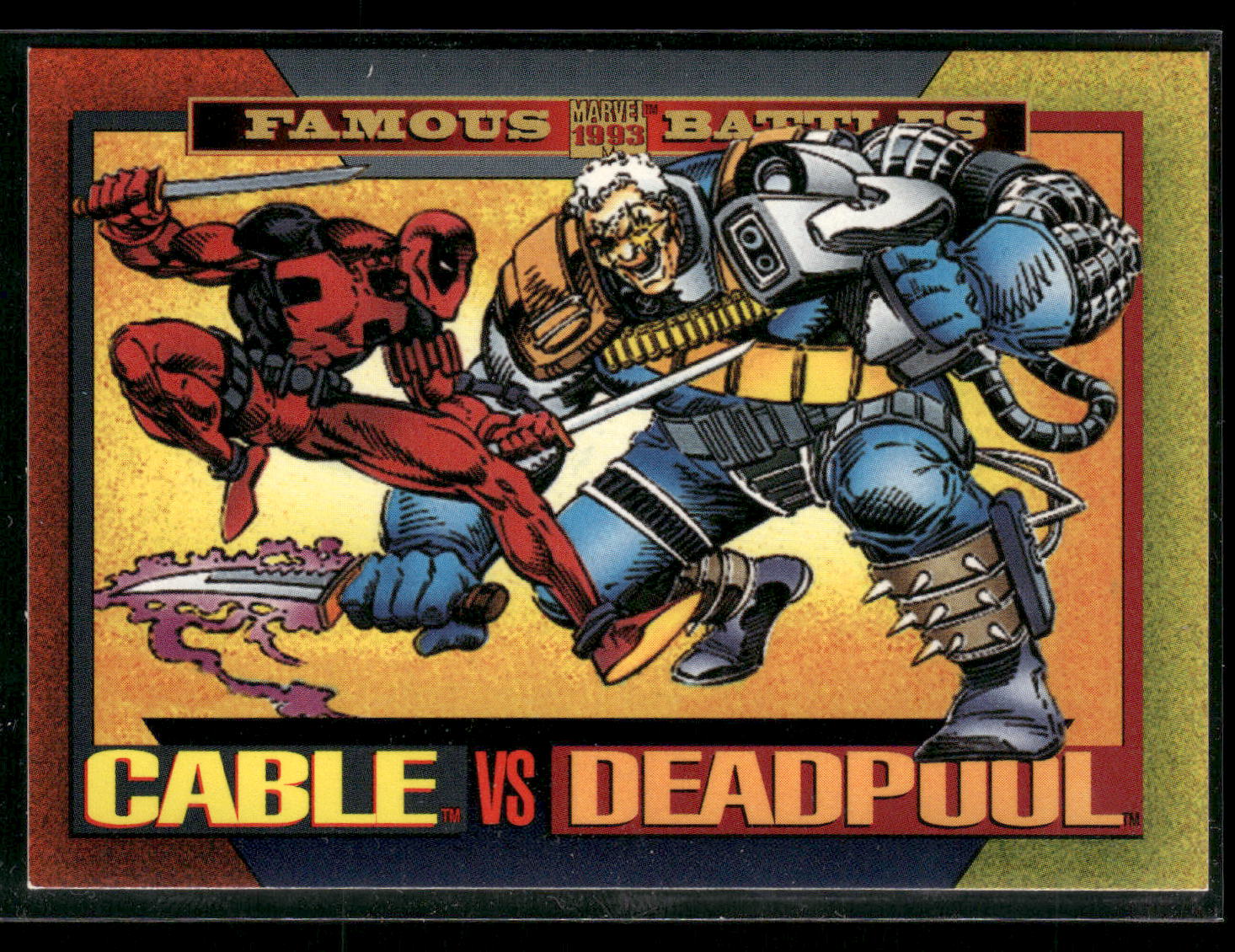 1993 SkyBox Marvel Universe #178 Cable / Deadpool