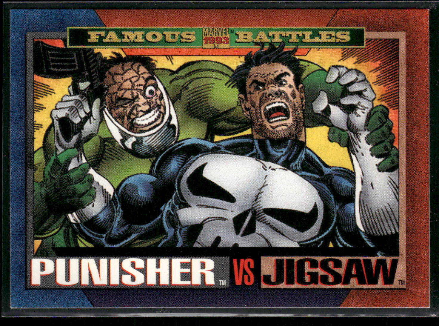 1993 SkyBox Marvel Universe #163 Punisher / Jigsaw