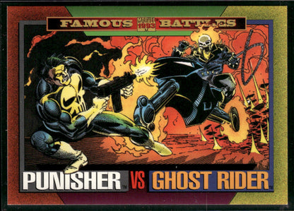 1993 SkyBox Marvel Universe #176 Punisher / Ghost Rider