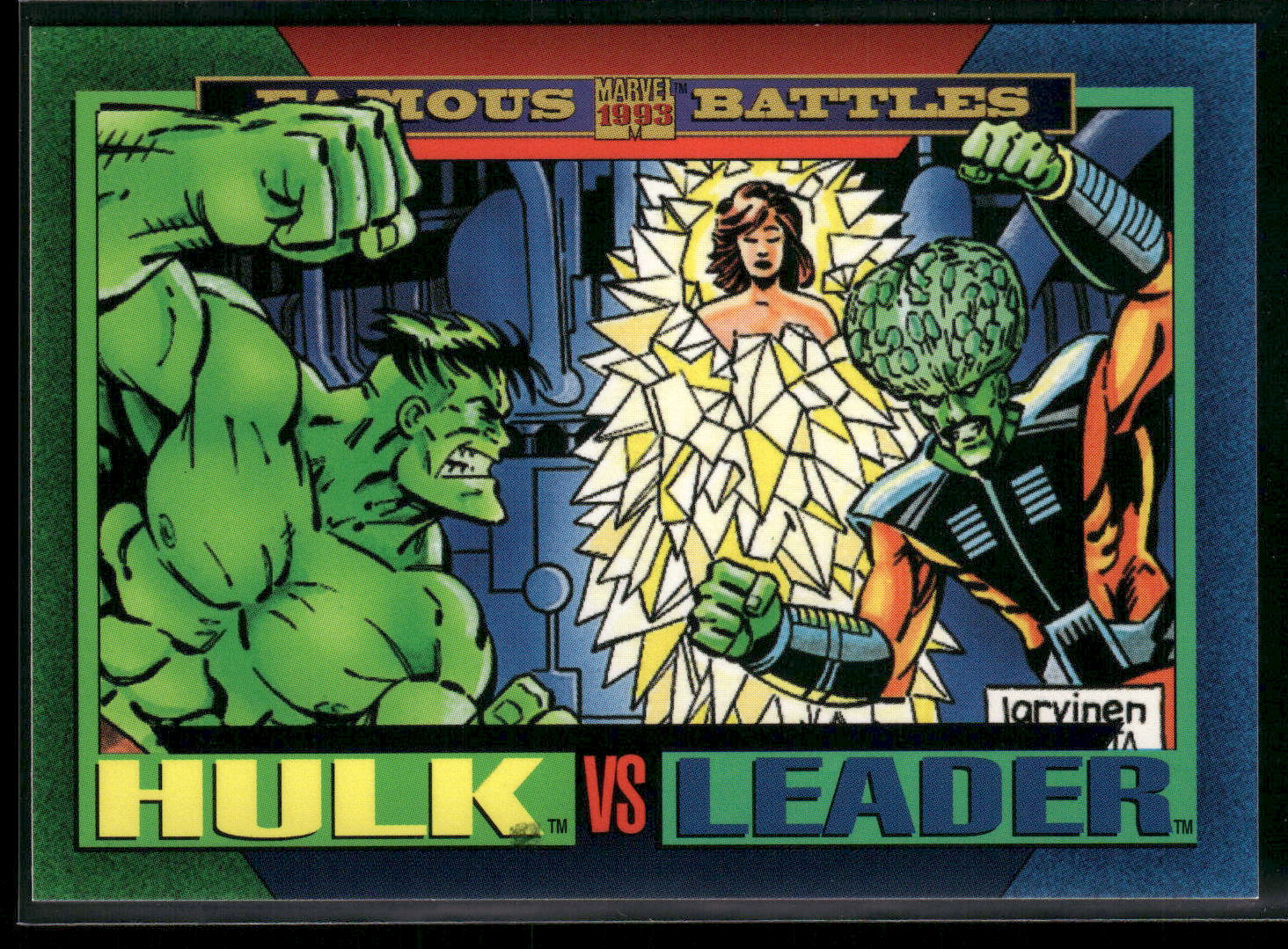 1993 SkyBox Marvel Universe #158 Hulk / Leader