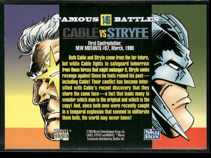 1993 SkyBox Marvel Universe #146 Cable / Stryfe
