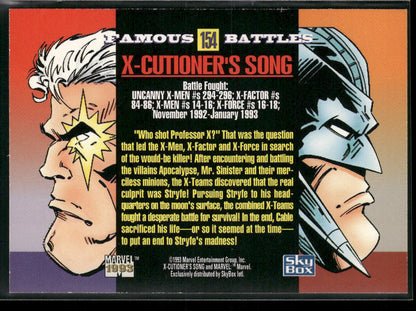 1993 SkyBox Marvel Universe #154 X-Cutioner's Song