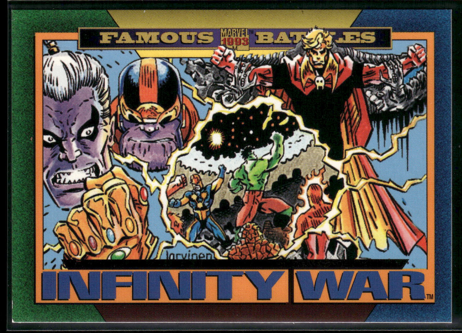 1993 SkyBox Marvel Universe #156 Infinity War