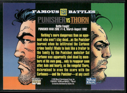 1993 SkyBox Marvel Universe #153 Punisher / Thorn