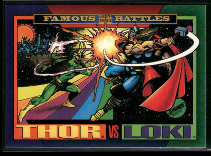 1993 SkyBox Marvel Universe #150 Thor / Loki