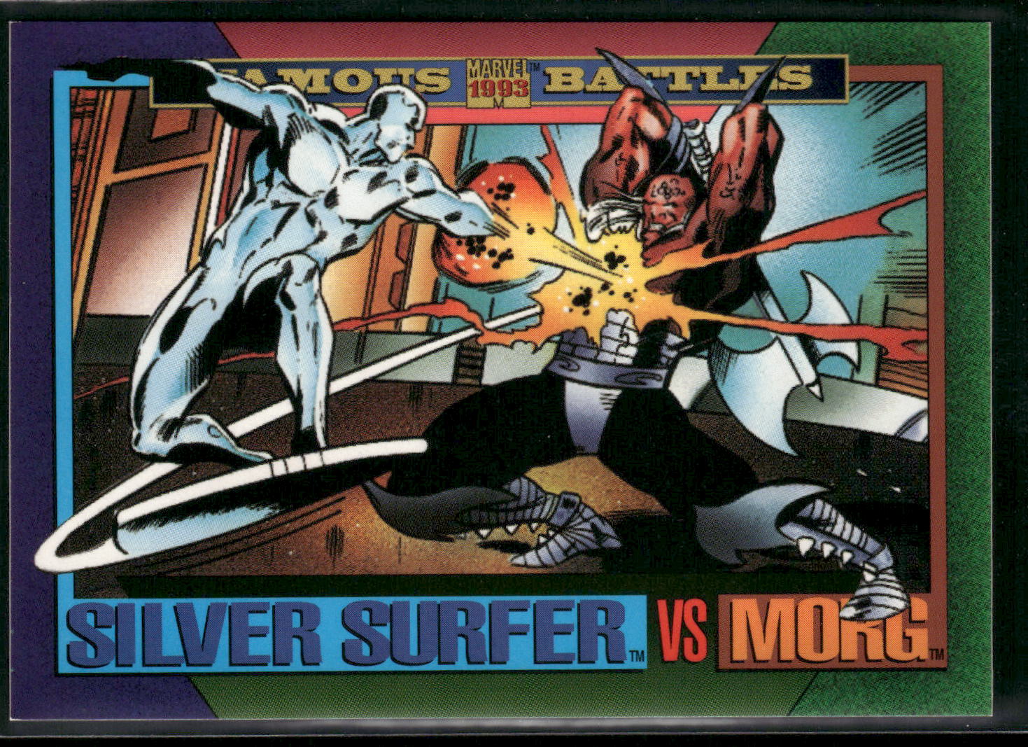 1993 SkyBox Marvel Universe #148 Silver Surfer / Morg
