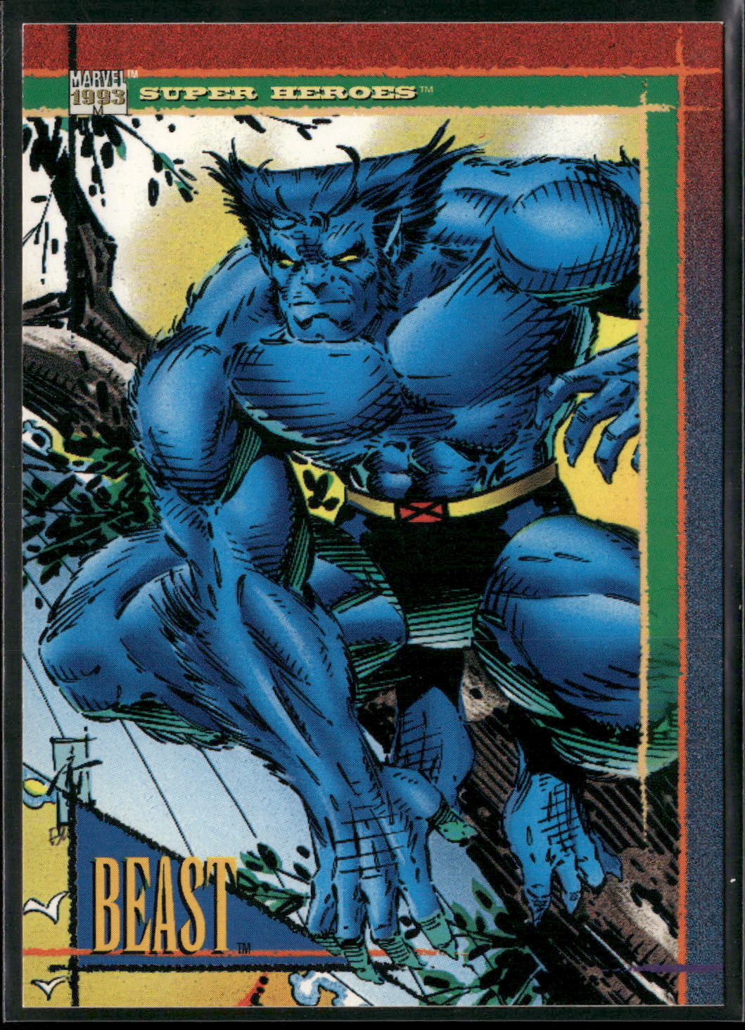 1993 SkyBox Marvel Universe #111 Beast