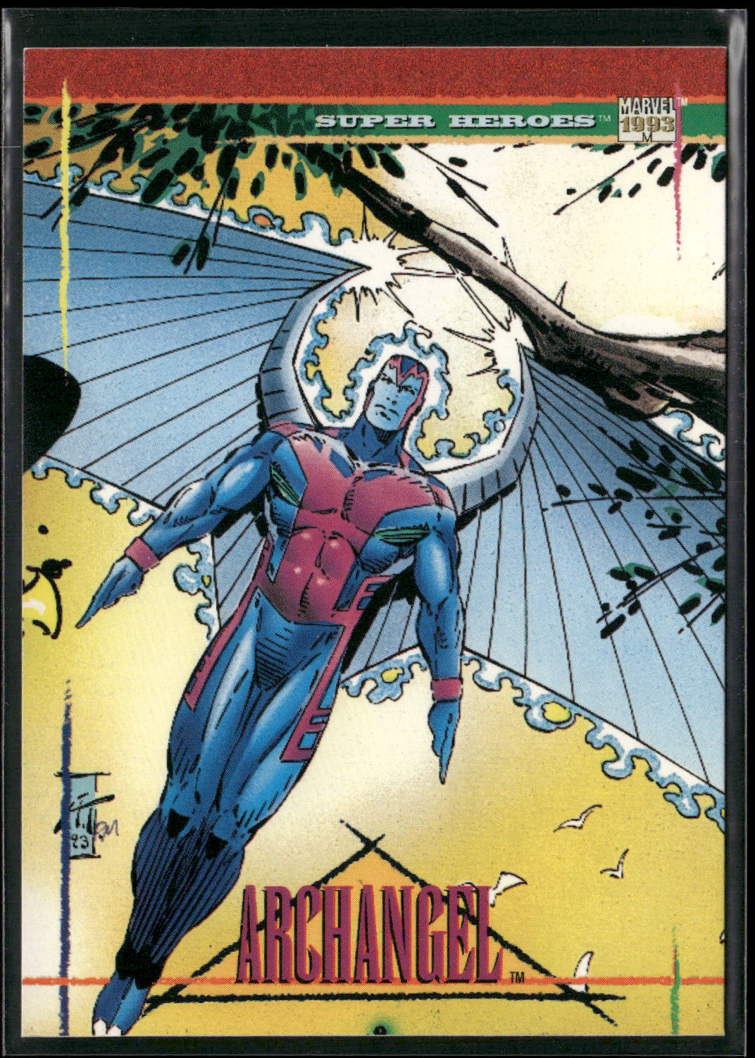 1993 SkyBox Marvel Universe #110 Archangel
