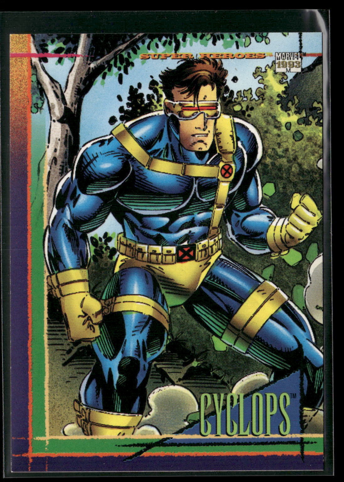 1993 SkyBox Marvel Universe #115 Cyclops