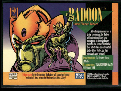 1993 SkyBox Marvel Universe #121 Badoon