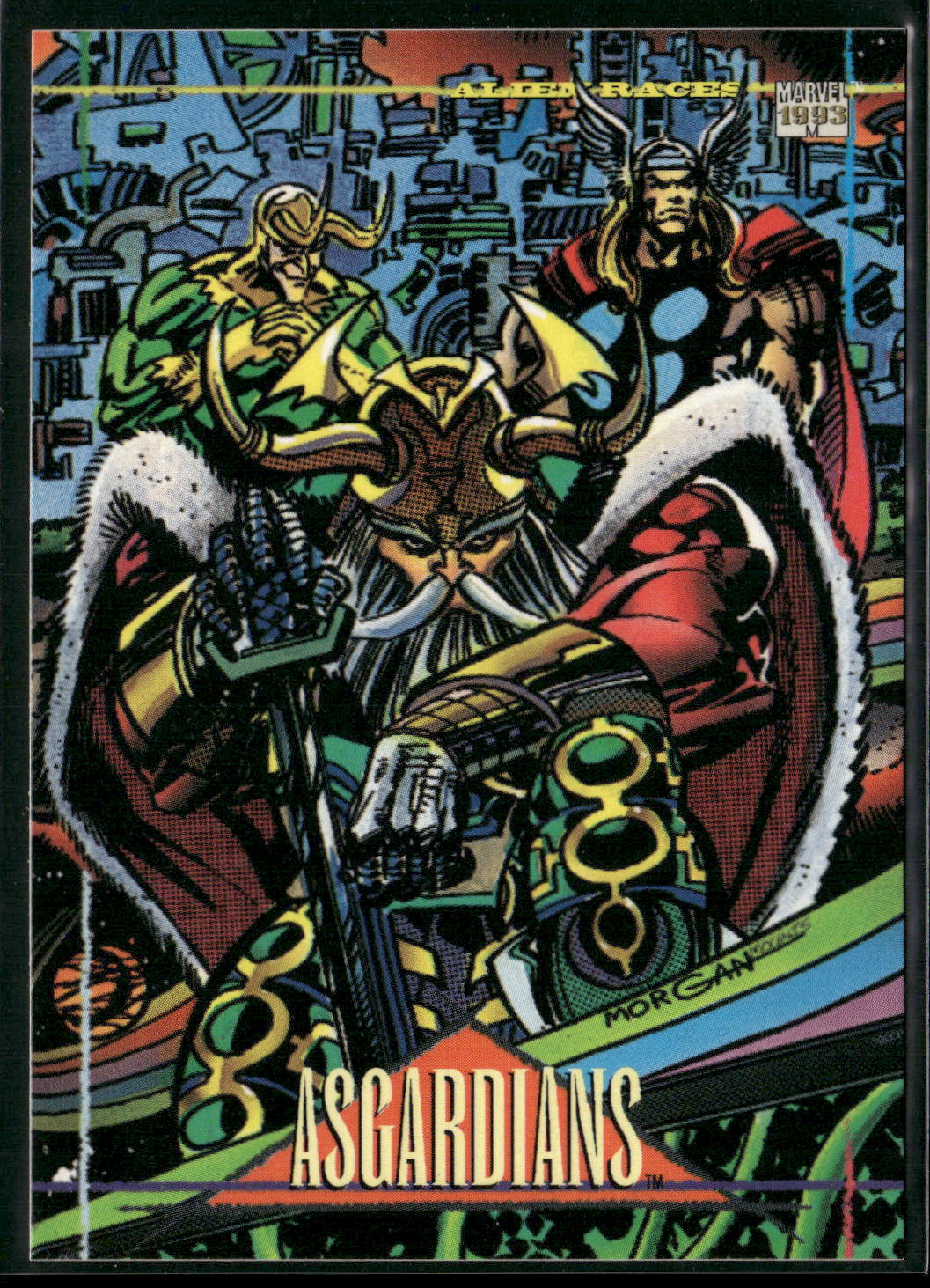 1993 SkyBox Marvel Universe #122 Asgardians