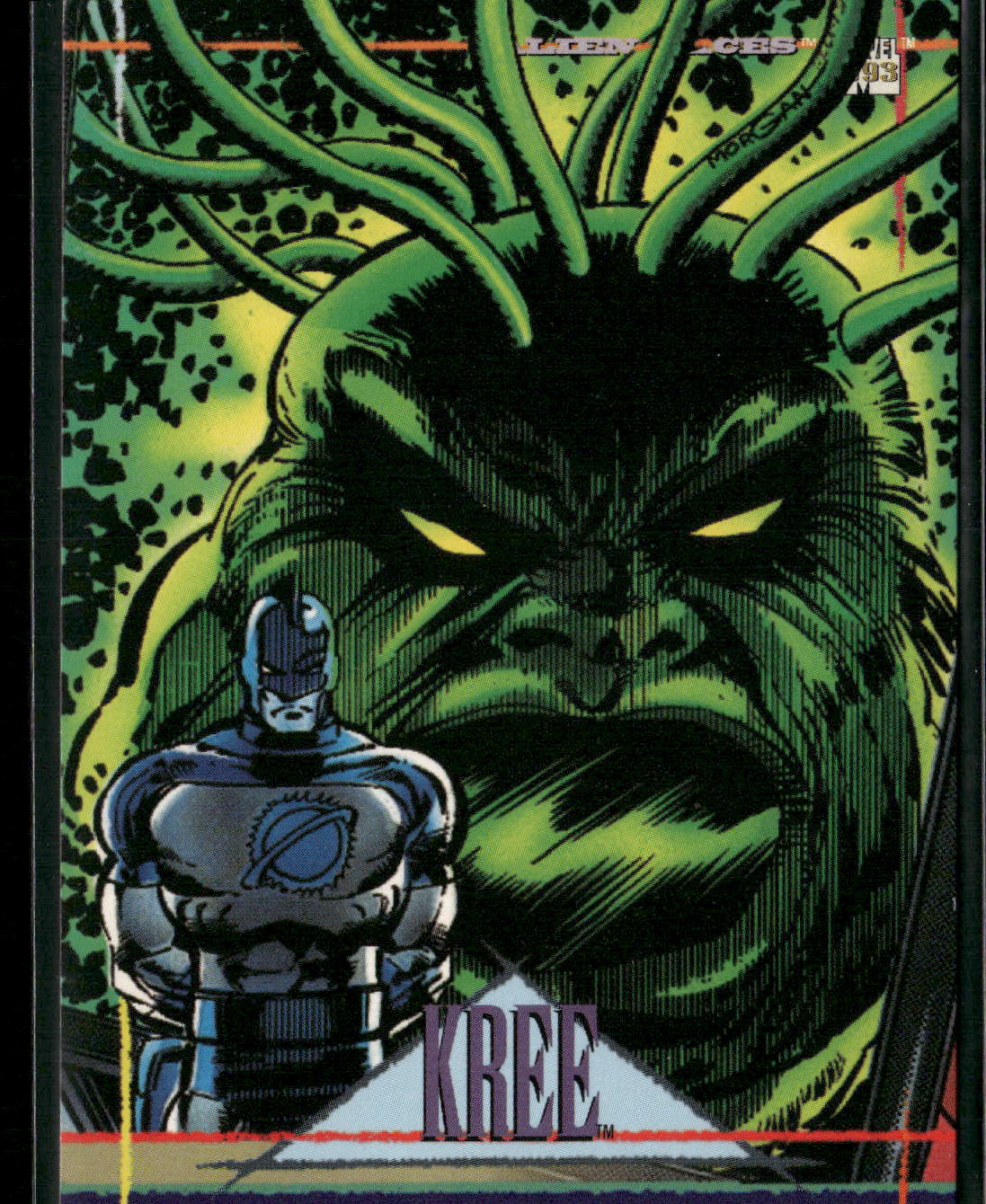 1993 SkyBox Marvel Universe #125 Kree