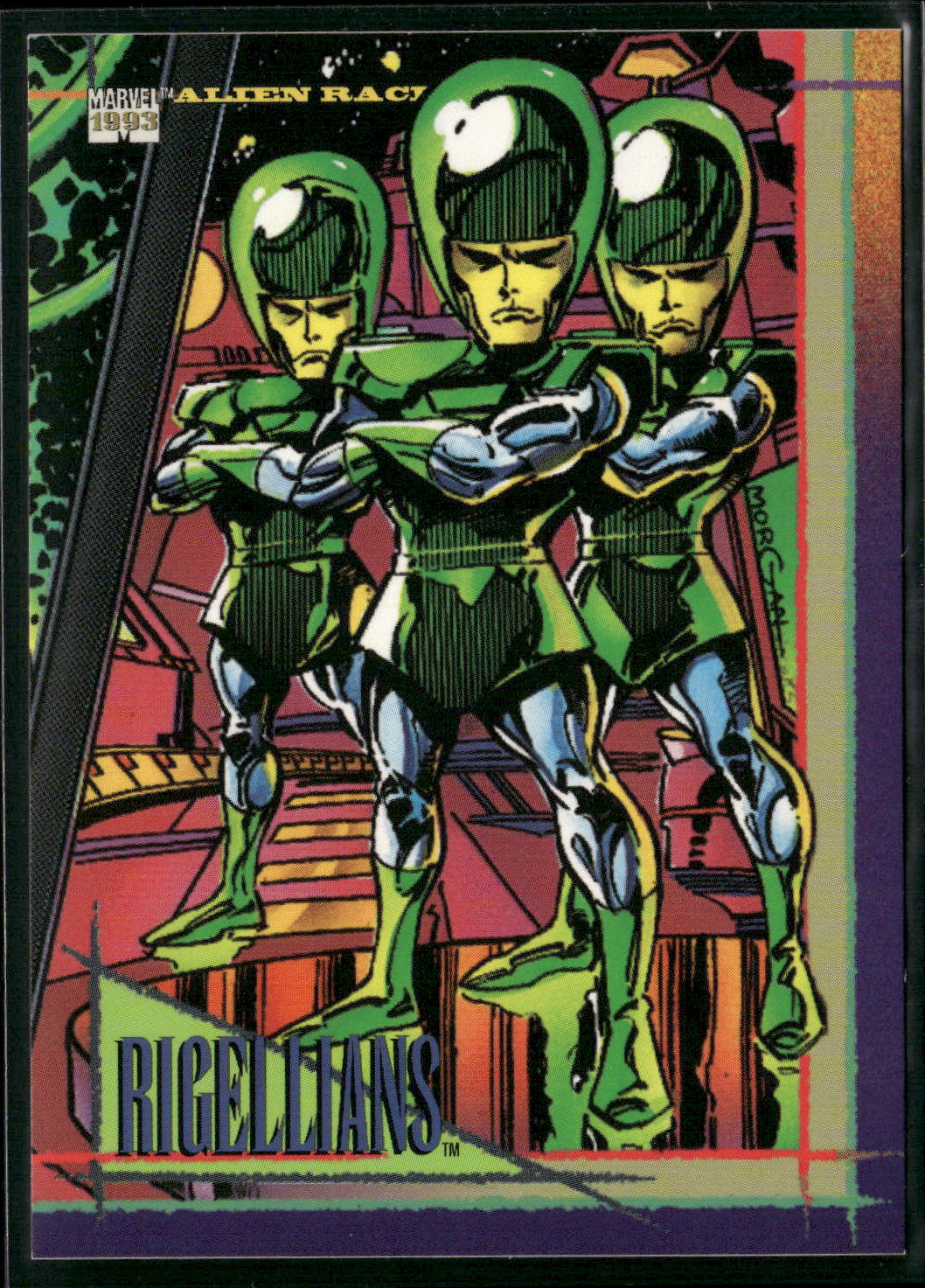 1993 SkyBox Marvel Universe #126 Rigellians