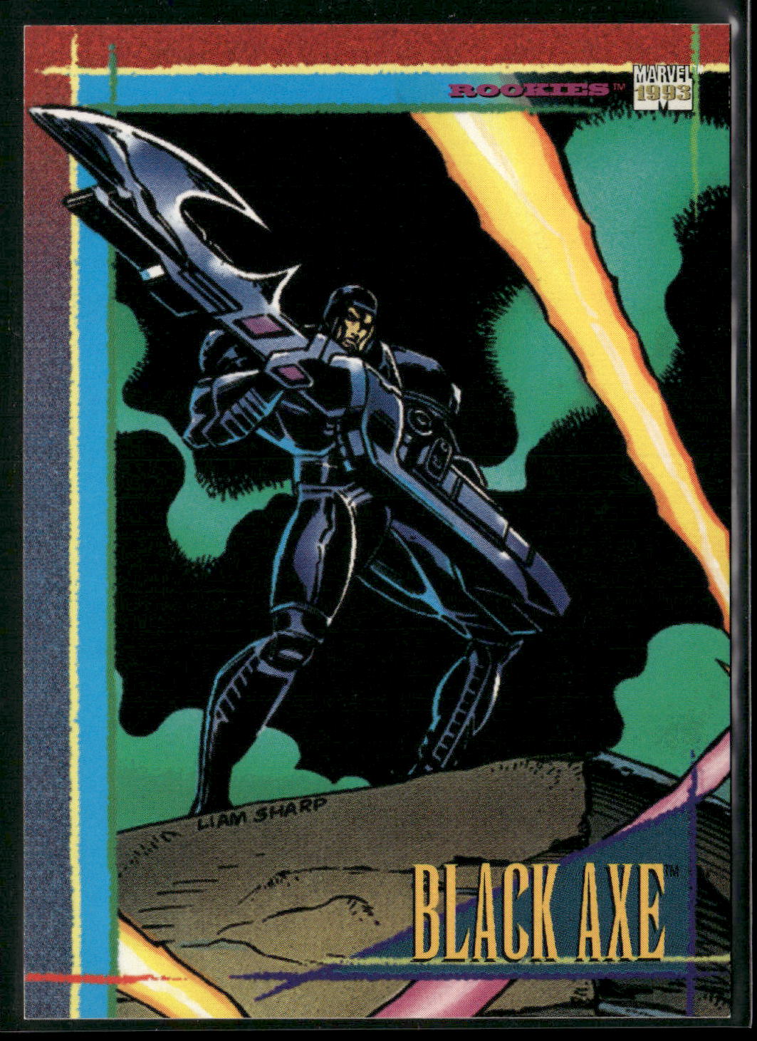 1993 SkyBox Marvel Universe #127 Black Axe