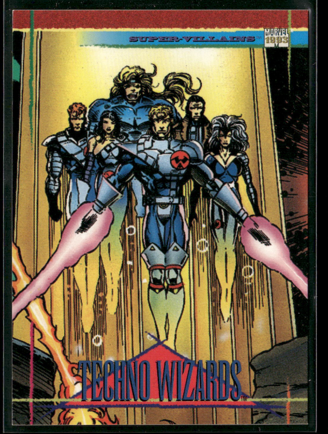 1993 SkyBox Marvel Universe #128 Techno Wizards