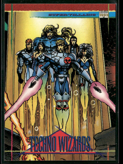 1993 SkyBox Marvel Universe #128 Techno Wizards