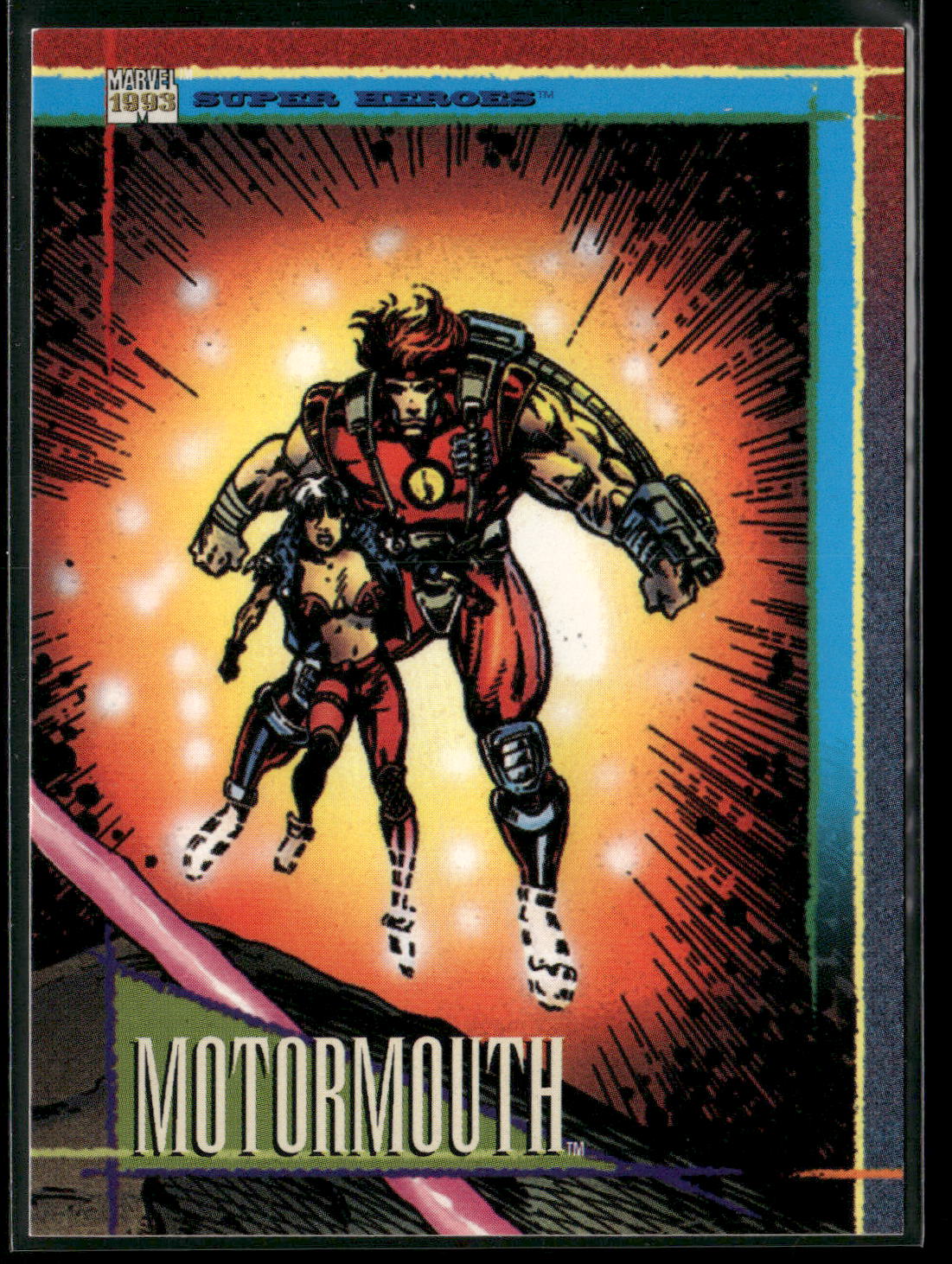 1993 SkyBox Marvel Universe #129 Motormouth