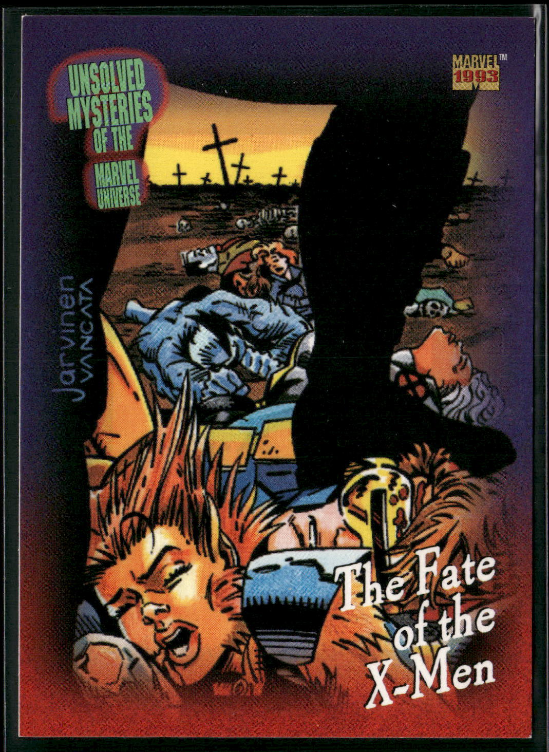 1993 SkyBox Marvel Universe #140 The Fate of the X-Men