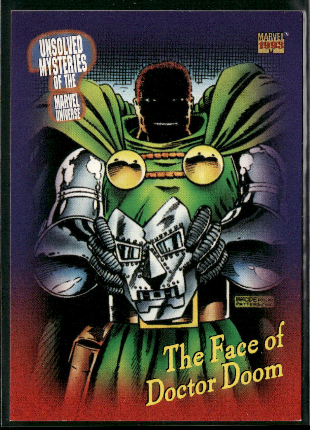 1993 SkyBox Marvel Universe #141 The Face of Doctor Doom