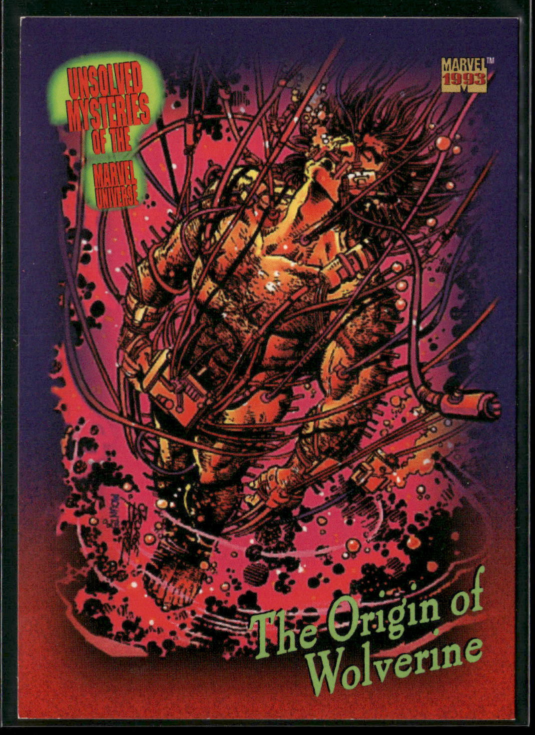 1993 SkyBox Marvel Universe #136 The Origin of Wolverine