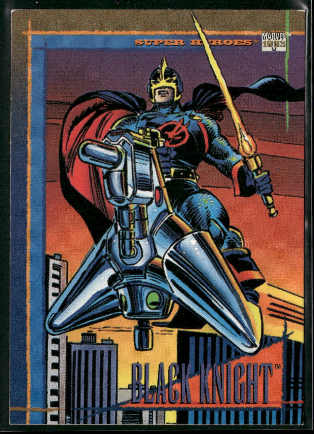 1993 SkyBox Marvel Universe #91 Black Knight