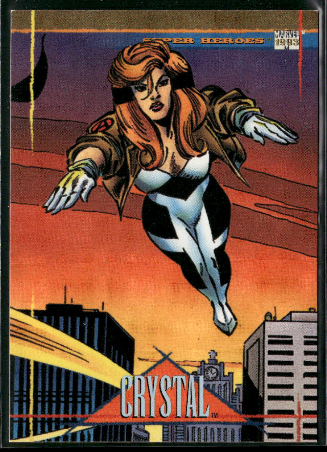 1993 SkyBox Marvel Universe #92 Crystal