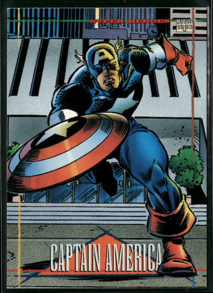 1993 SkyBox Marvel Universe #95 Captain America